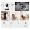 Cod. 399 C&aacute;mara Smart Mercusys MC210 360&ordm; 2K 3MP / Detecci&oacute;n y seguimiento de movimiento / vista nocturna hasta 12&nbsp;m / Audio bidireccional / zona de privacidad / Soporta MicroSD (hasta 512GB) / compatible con Asist. Google y Amazon Alexa. - 2