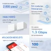 Cod. D:099 Sistema Wi-Fi 5 Mesh AC1300 MERCUSYS Halo H30G (2-Pack) / 1,3 Gbps / Téc.MU-MIMO &amp; Beamforming / P. Gigabit x2 / Control y confi. con APP / Conecta hasta 100 dispositivos / cubre hasta 260m² - 5