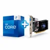 Cod. 181 KIT Procesador Intel Core i7-14700F 14va. Generaci&oacute;n / FCLGA 1700 / 20 n&uacute;cleos, 33 MB cach&eacute;, hasta 5,40GHz + Tarjeta de video GOLDEN GeForce GT730 / 2GB 128Bit DDR5 / HDMI/DVI-I/VGA / PCI-E - 1