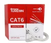 Cod. 235 Cable UTP TUREON CAT6 P/Interior / 305 Metros CCA 60/40 T-624-IW 10/100/1000 Blanco - 1