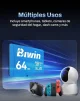 Cod. 317 Micro SD Biwin MS100 64GB&nbsp;/ Clase10, UHS-I, U3, V30, A1 / Up to 100MB/s / P/Drones, Videojuegos, C&aacute;maras Video grabaci&oacute;n 4K UHD - 4