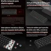 Cod. 300  Teclado Mec&aacute;nico ACER OKW239 / Switch rojo / Formato 60% Compacto / iluminaci&oacute;n RGB Arco&iacute;ris / Anti-ghosting / Cable Removible USB / 61 teclas Espa&ntilde;ol - 2