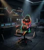 Cod. 1192 Silla Gamer ENV ThroneX Black/Red / Iluminaci&oacute;n RGB + Altavoces / Almohada cabeza y zona lumbar / Rotaci&oacute;n 360&deg; / Reposapi&eacute;s retr&aacute;ctil - 5