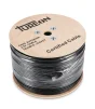 Cod. 233 Cable UTP TUREON CAT6 P/Erterior / 305 Metros CCA 60/40 25AWG, 250MHz T-624-EB / ANSI/TIA/EIA-568-B / Negro - 1
