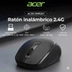 Cod. 295  Mouse Inal&aacute;mbrico 2.4G ACER OMR267 Black / 1600 DPI / 4 botones / Ligero &amp; Ergon&oacute;mico / incluye pila AA - 2