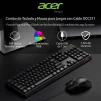 Cod. 299 Kit 2en1 ACER NITRO OCC311 / Teclado Espa&ntilde;ol + Mouse &oacute;ptico 3600DPI, 7 botones / iluminaci&oacute;n RGB Arco&iacute;ris / Silencioso / USB, Cable 1.5 m - 4