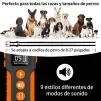 Cod. 1183 Collar de Entrenamiento P/Perros PD 518-1 Black / Recargable, Impermeable IPX7 / 3*Modos (Sonido, Vibraci&oacute;n, Choque) / Con Control Remoto y Pantalla LCD - 6