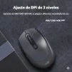 Cod. 295  Mouse Inal&aacute;mbrico 2.4G ACER OMR267 Black / 1600 DPI / 4 botones / Ligero &amp; Ergon&oacute;mico / incluye pila AA - 4