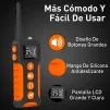 Cod. 1183 Collar de Entrenamiento P/Perros PD 518-1 Black / Recargable, Impermeable IPX7 / 3*Modos (Sonido, Vibraci&oacute;n, Choque) / Con Control Remoto y Pantalla LCD - 8