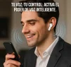 Cod. 133 Aud&iacute;fonos AOC ACT1501WT / Bluetooth&reg; 6.0 / Touch Intelligent / Cancelaci&oacute;n Activa ANC / Bat. 350mAh, USB-C - 3