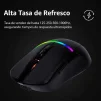 Cod. 299 Mouse Gaming ACER NITRO OMR246 / Tri-modo Wireless (2.4G &amp; BT 5.0) + cable / 7200 DPI / RGB din&aacute;mico / 6 botones / Dise&ntilde;o Ergon&oacute;mico /8 ultraligero (73g) / Bat. 500mAh - 5