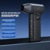 Cod. 1187 Mini Sopladora Recargable 126W / Boquillas intercambiables / Luz-LED / Bat. (3000mAh) - 2