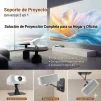 Cod. 1185 Soporte P/Proyector 3en1 (escritorio, pared, techo) con rosca 6,35mm (1/4") / Max. 5kg (11lbs)/ plegable / ajuste de 180&deg; / Metal - 2