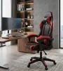 Cod. 1171 Silla Gamer ENV Olympus Black/Red / Almohada cabeza y zona lumbar / Rotaci&oacute;n 360&deg; / Respaldo reclinable 180&ordm; - 3