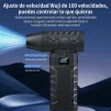 Cod. 1187 Mini Sopladora Recargable 126W / Boquillas intercambiables / Luz-LED / Bat. (3000mAh) - 6