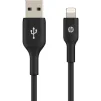 Cod. C:251 Cable HP Lightning a USB-A datos / Carga 5V 2.4A Max. / Certificación MFi / 1 m / Black - 1