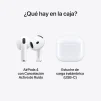 Cod. 145 Aud&iacute;fonos Apple AirPods 4 con ANC (MXP93LL/A) / BT5.3 / Chip H2 / Cancelaci&oacute;n Activa de Ruido / Audio Adaptativo / Estuche Carga USB-C / IP54 - 9