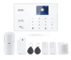 Cod. 403  Kit Sistema de Alarma Wi-Fi&amp;GSM TUREON TUR-G30 /&nbsp;Central con Pantalla LCD y teclado t&aacute;ctil / Control APP TuyaSmart/SmartLife / 1*Detector de movimiento / 1*Sensor magn&eacute;tico / 2*controles / 2*magn&eacute;ticos RFID / Sirena 100dB - 1