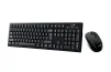 Cod. G:208 Kit Genius Wireless KM-8101, Teclado + Mouse &oacute;ptico 1000DPI / 2.4GHz / Indicador de bater&iacute;a / 12 teclas de funci&oacute;n (8 audio, 4 Internet) / Espa&ntilde;ol / Black - 2