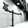 Cod. 170 Soporte de Escritorio para 2 monitores KLIPXTREME KPM-310 de 13 a 32" / rotaci&oacute;n de 360&deg; / Inclinaci&oacute;n de movimiento completo 90&deg;&nbsp;/ Ajustable en mesa / Compatible VESA: 75x75 y 100x100 / black - 9