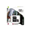 Cod. 257 Micro SD Kingston Canvas Select Plus 256GB / UHS-I, U3, V30 / 2en1 / 100 MB/s - 3