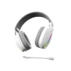 Cod. 095 Headphone Inal&aacute;mbricos MARVO Pulz 70W (HG9086W WH) / Trimodal: 2.4G(USB-A, USB-C) + Bluetooth&reg; 5.3 + Cableado / Luces RGB / Mic. omnidireccional extra&iacute;ble / Bat.: 800mAh / Compatible: PC, Android, Mac OS,IOS,PS4,PS5,XBOX ONE - 2