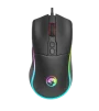 Cod. GM:227  Mouse MARVO Capo 20 Negro (M292) / 8000DPI / Iluminación 7 colores / 7 Botones / USB, cable trenzado 1.5 m - 9