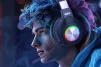 Cod. 125 Headphone Inal&aacute;mbricos MARVO Pulz 80W (HG9084W) / Trimodal: 2.4G(USB-A, USB-C) + Bluetooth&reg; 5.3 + Cableado / Luces RGB / Mic. omnidireccional extra&iacute;ble / Bat.: 1000 mAh / Compatible: PC, Android, Mac OS,IOS,PS4,PS5,XBOX ONE - 2
