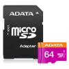 Cod. 140 Memoria Micro SD ADATA Premier / 64GB /UHS-I Clase 10 / 2en1 / 80MB/ - 1