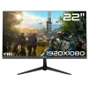 Cod. 120 Monitor LED ENV 22&quot; FULL HD 75Hz / 1*VGA / 1*HDMI (incl.Cable) / Bisel Ultra-Delgado / Black - 1