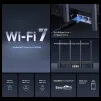 Cod. 145 Router MERCUSYS MR27BE / Wi-Fi 7 Banda Dual BE3600 / 3.6 Gbps streaming 4K/8K / 160 MHz, 4K-QAM, MLO / P/Multigigabit 2,5 G / 4 Antenas Beamforming / hasta 150 Dispostivos / EasyMesh - 3