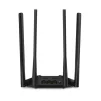 Cod. 142 Router Wireless MERCUSYS MR30G / Banda Dual AC1200 / 1.2 Gbps / 2*P/LAN Gigabit, 1* P/WAN Gigabit / (5 dBi) 4*Antenas Beamforming / MU-MIMO 2x2 / Conex. hasta 64 dispositivos    Marca	MERCUSYS Modelo	MR30G Descripción General	 WiFi Gigabit AC1200 - 2