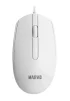 Cod. GM:239 Mouse MARVO MS003 WH / 1000DPI / 3 Botones / USB, Cable 1.25 m - 1