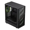Cod. 402  CASE GAMEMAX AERIS 330 MB BK M-ATX TIPO-C/ 1*USB 3.0/ 1*USB 2.0 /  4*FANS ARGB (FRONT. 3*12CM, POST. 1*12CM) + CONTROLADORA / LAT. VIDRIO TEMP. Y FRONTAL MALLA. - 3