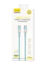 Cod. 273 Cable Pavareal Q51CTC USB-C a USB-C / 100W / 1.2 m / Cristal de hielo/Turquesa - 2