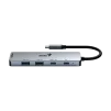 Cod. 375 Hub Multipuertos Genius UH-500 5 en 1 / Interfaz: USB-C a 1*HDMI 4K@60Hz, 1*USB-C PD (Carga r&aacute;pida 100W), 2*USB-A 3.0 &amp; 1*USB-C 5G, / Compatible: Windows&reg;, Mac OS, Android, Apple IOS / Plug &amp; play - 3