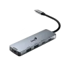 Cod. 375 Hub Multipuertos Genius UH-500 5 en 1 / Interfaz: USB-C a 1*HDMI 4K@60Hz, 1*USB-C PD (Carga r&aacute;pida 100W), 2*USB-A 3.0 &amp; 1*USB-C 5G, / Compatible: Windows&reg;, Mac OS, Android, Apple IOS / Plug &amp; play - 2