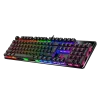 Cod. 289 Teclado Mecánico Genius GX Scorpion K12 / iluminación RGB / Switch Marron / AI Copilot / teclas completas anti-ghosting / 12 teclas FN P/acceso rápido / Español USB, Wired 1.8m Negro - 5