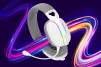 Cod. 098 Headphone MARVO Pulz 70S White (HG9086 WH) / Sonido envolvente 7.1 / Diadema Telesc&oacute;pica ajusteble / luces RGB Din&aacute;mico / Mic. omnidireccional extra&iacute;ble / Interfaz USB, Cable 2.0 m - 7