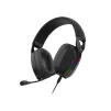 Cod. 123 Headphone MARVO Pulz 70S Black (HG9086 BK) / Sonido envolvente 7.1 / Diadema Telesc&oacute;pica ajusteble / luces RGB Din&aacute;mico / Mic. omnidireccional extra&iacute;ble / Interfaz USB, Cable 2.0 m - 1