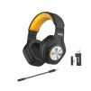 Cod. 125 Headphone Inal&aacute;mbricos MARVO Pulz 80W (HG9084W) / Trimodal: 2.4G(USB-A, USB-C) + Bluetooth&reg; 5.3 + Cableado / Luces RGB / Mic. omnidireccional extra&iacute;ble / Bat.: 1000 mAh / Compatible: PC, Android, Mac OS,IOS,PS4,PS5,XBOX ONE - 11