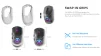 Cod. 220 Mouse MARVO Fit Pro G1W GY Gris / Trimodal (Inalámbrico 2.4G + Bluetooth + cableado) / 19000DPI / Sensor Pixart® PMW-3370 / Interruptores mecánicos Omron® / True RGB-16,8 millones de colores personalizado / 7 botones / batería 600mAh - 10