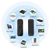 Cod. 1074 Control remoto por voz Air Mouse M8 / Mini teclado / IR/RF 2.4GHz / Bat. integrada / Compatible: Smart TV, Android TV, PC - 3