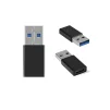 Cod. 1147  Adaptador OTG USB-C (hembra) a USB-A 3.0 (macho) / Transferencia de Datos, energ&iacute;a, audio - 1