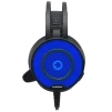 Cod. 112 Headphone Gaming Pro GAMEMAX HG200 / Luces LED 7 colores de efecto respiración / Mic. diseño corto / 2*3.5mm + adaptador a 1*jack, USB(LuzLED) / Cable 2.3 m - 4