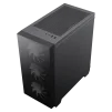 Cod. 143 Case Gaming GAMEMAX Aero Mini Eco / MATX / Panel frontal Mesh / tapa lateral vidrio templado / USB3.0 + USB 2.0 / HD audio / Incluye 4*ventiladores Black 12cm - 10