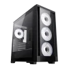 Cod. 316 Case GAMEMAX Defender TG BK/ lateral y frontal vidrios templados / 1*USB3.0 + 2*USB2.0 / Audio HD Compatible: GPU Serie RTX-40xx y enfriador CPU líquido 360 / Incluye: 4*ventiladores 12mm. ARGB - 2