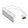 Cod. B:166 Enfriamiento Líquido CPU GAMEMAX IceChill 240V White / Bomba y ventiladores RGB y PWM direccionables 240mm AIO TDP 250W / compatible: Intel 1700/1366/2011/1851 y AMD AM5/AM4 - 8