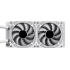 Cod. B:166 Enfriamiento Líquido CPU GAMEMAX IceChill 240V White / Bomba y ventiladores RGB y PWM direccionables 240mm AIO TDP 250W / compatible: Intel 1700/1366/2011/1851 y AMD AM5/AM4 - 7