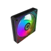 Cod. V:334 Kit Ventiladores PC GAMEMAX RA300 BK / 3*FAN120mm Luces ARGB / AURA 3 pin 5V (M/F), PWM 4 pines(M/F) - 3